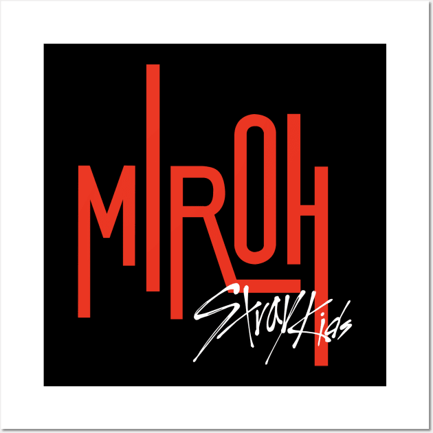 Kpop STRAY KIDS MIROH Album Wall Art by LySaTee